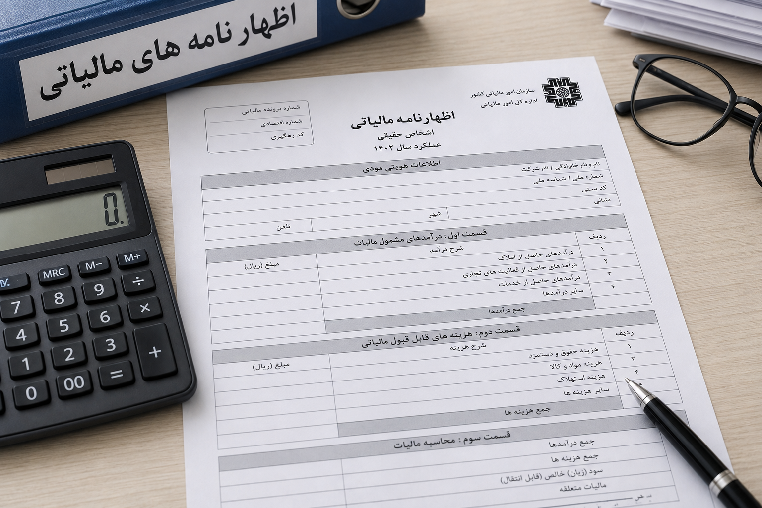چه کسانی باید اظهارنامه مالیاتی ارائه کنند؟